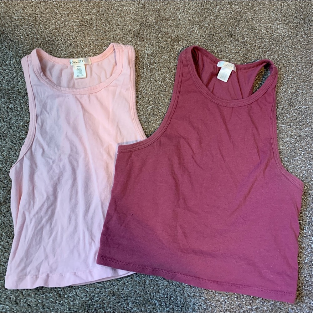 2 crop tank tops